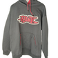 Think Pure Skateboarding Black Red Silver Size L L/s Vintage Hoodie