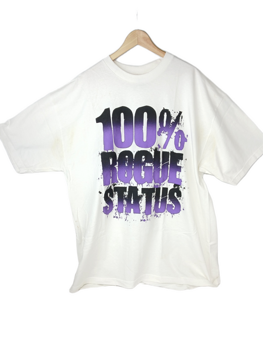 Rogue Status 100% White Black Size XXL S/s Shirt