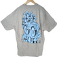 Shut Posse Jeep Back Graphic Chest Print Front Grey Lt Blue Size XL S/s Vintage Shirt