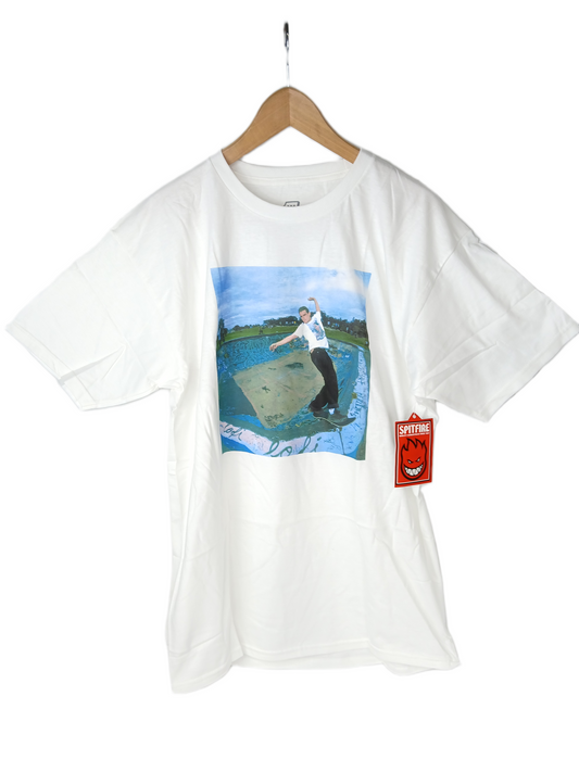 Spitfire All Hail 2 White Multi Color Size L S/s Shirt