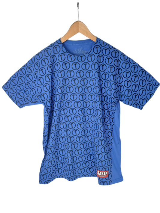 Baker Jim Greco Hammers Blue Black Size L S/s Shirt