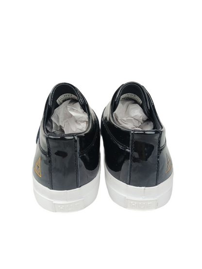 HUF Dylan Rieder Dylan Slip On Patent Blk Black Leather VC55X01 US Mens Size 6.0 Shoes