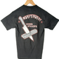 Independent Iron Cross Chest Print Curb Killers Back Print Black Grey Red Size S S/s Vintage Shirt