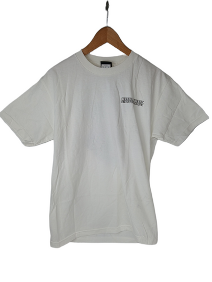 Creature Aztec Back Graphic White Green Black Size M S/s Shirt