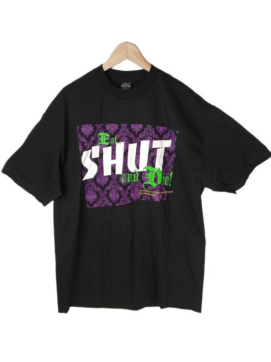 Shut "Eat Shut And Die" Black Size XL S/s Shirt