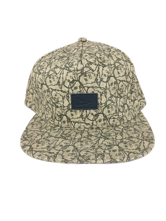 Frank's Chop Shop Ben Franklin All Over Print One Size Fits All Vintage Snapback Hat