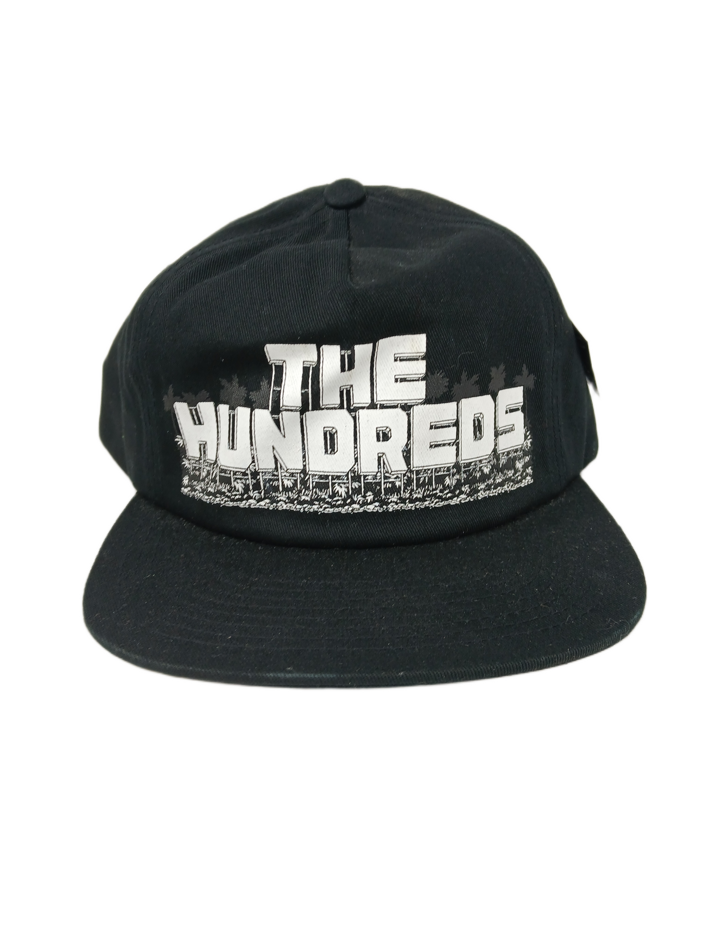 The Hundreds Hollywood Sign Black White One Size Fits All Vintage Snapback Hat