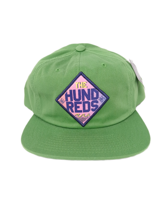 The Hundreds Diamond Patch Green Purple Blue One Size Fits All Vintage Snapback Hat