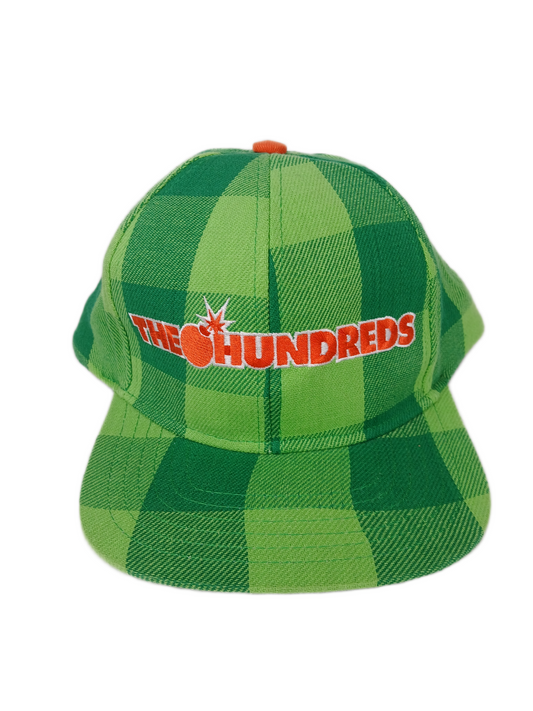 The Hundreds X Garfield Colorway Green Orange One Size Fits All Vintage Snapback Hat