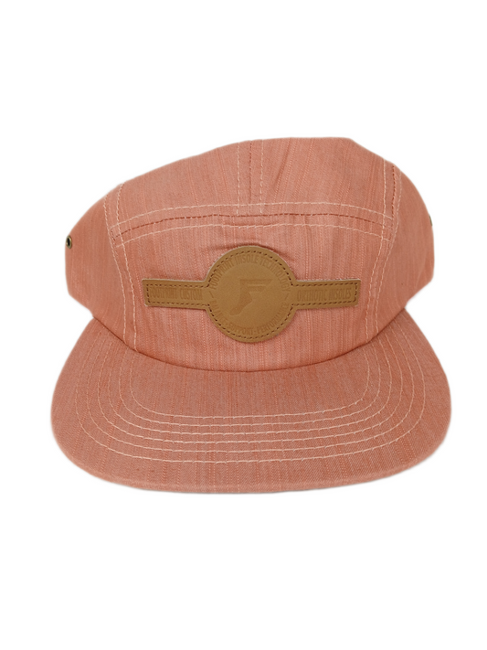 Footprint Salmon Brown One Size Fits All Vintage Strapback 5-Panel Hat
