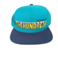 The Hundreds Rosewood Overtime Turquoise Gold Silver One Size Fits All Vintage Snapback Hat