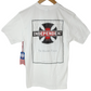 Independent Worlds Finest White Silver Black Size M S/s Shirt