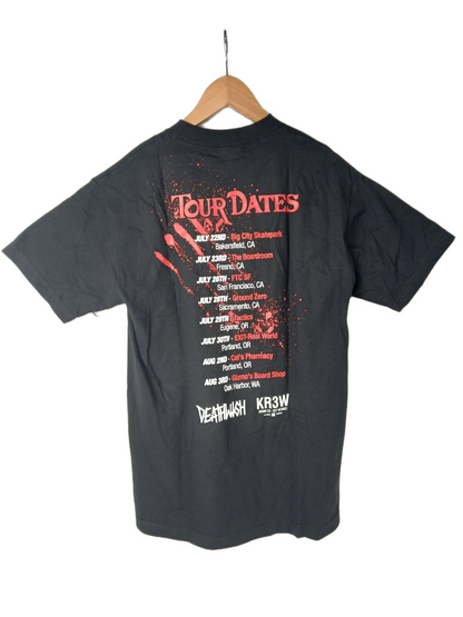 Deathwish Faces Of Deathwish Black Red Size M S/s Shirt