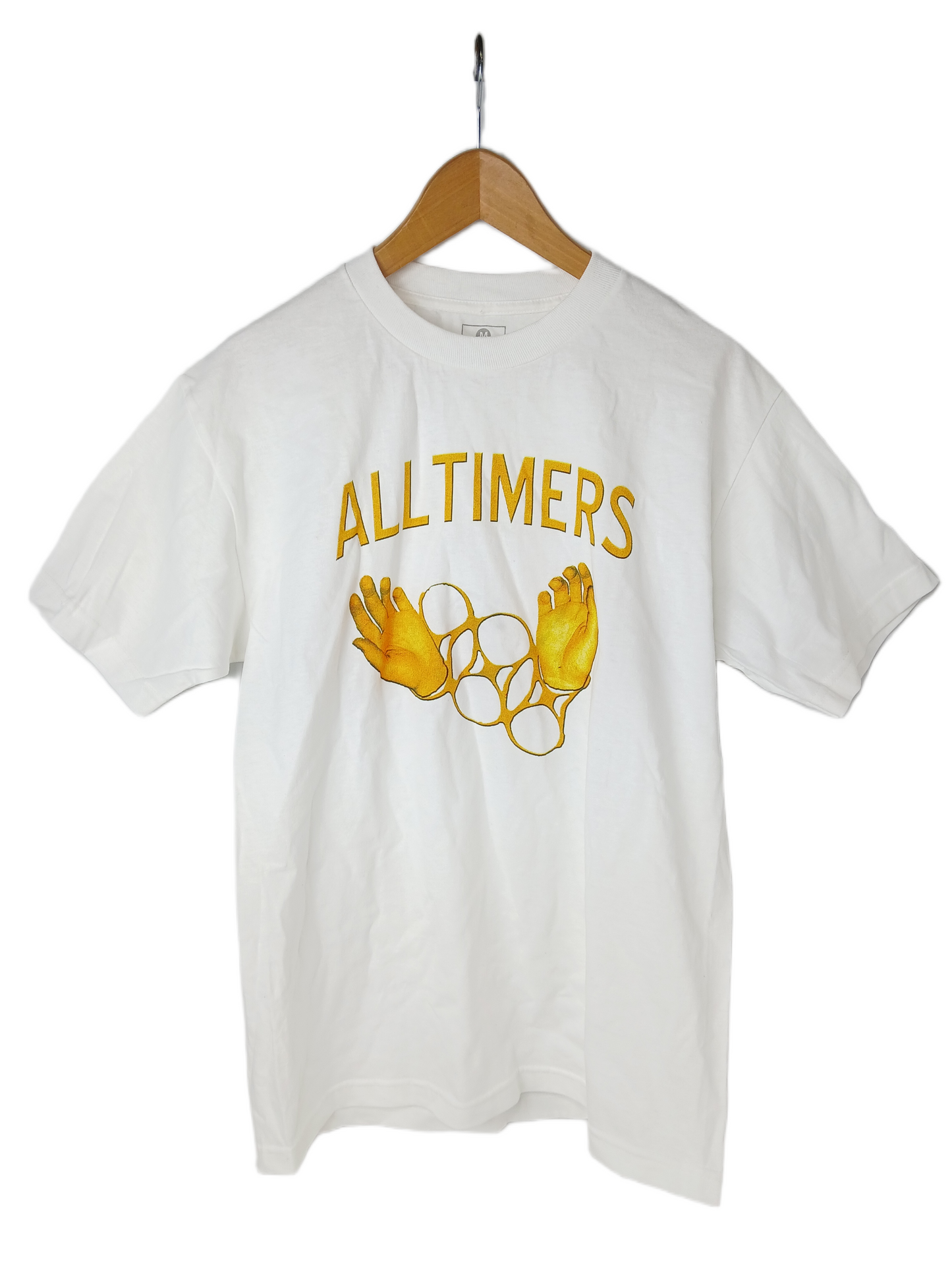 Alltimers Hand Cuffed White Gold Size M S/s Shirt
