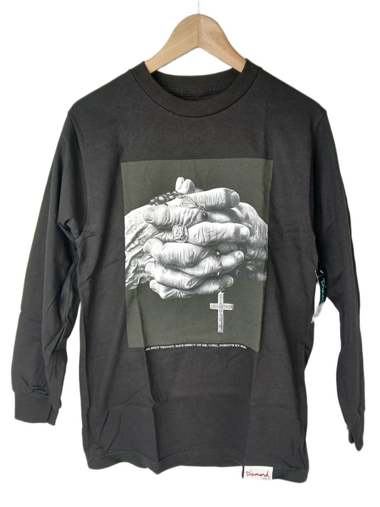 Diamond Mercy Black White Size S L/s Shirt