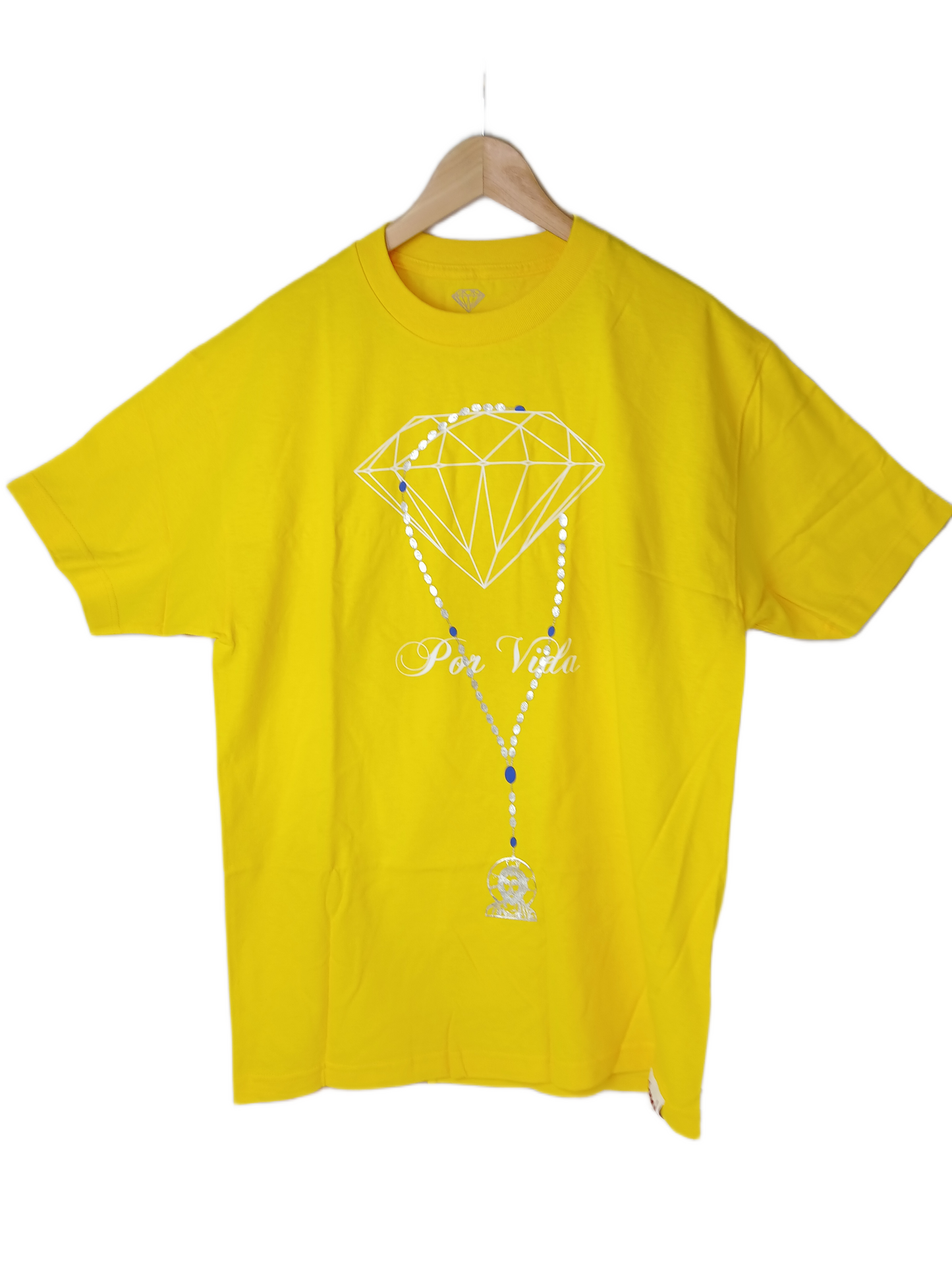 Diamond Por Vida Yellow Size L S/s Shirt