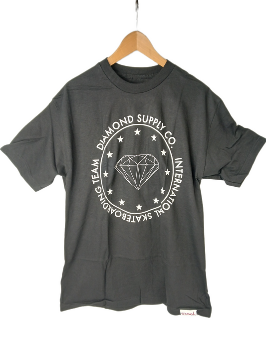 Diamond International Team Black White Size L S/s Shirt