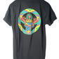 Deathwish Shaman Back Print Black Multi Size M S/s Vintage Shirt