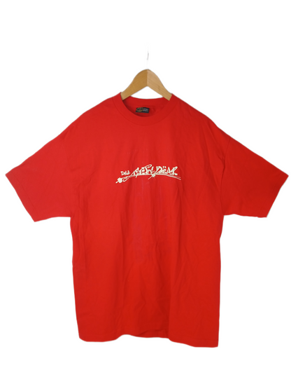 New Deal Skateboards The New Deal Drips Red White Size XL Vintage S/s Shirt