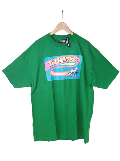 The Hundreds Speedbike Green Teal Pink Size XL S/s Vintage NOS Shirt