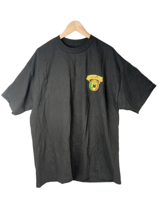 Sk8mafia Skateful Dead Graphic Black Yellow Red Orange Rasta Size XL S/s Vintage Shirt