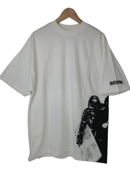 Transworld Weapons Of Mass Creation White Black Size XL S/s Vintage Shirt