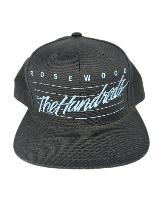 The Hundreds Rosewood Blue Black One Size Fits All Vintage Snapback Hat