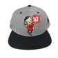 Gold Wheels Blow Me Black Grey Red Multi One Size Fits All Vintage Snapback Hat