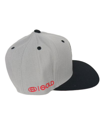 Gold Wheels Blow Me Black Grey Red Multi One Size Fits All Vintage Snapback Hat