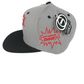 Gold Wheels Blow Me Black Grey Red Multi One Size Fits All Vintage Snapback Hat