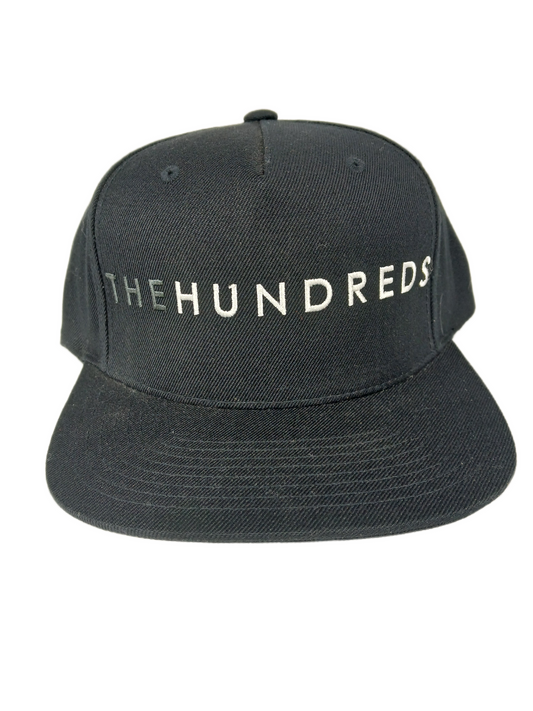 The Hundreds The Hundreds Print Black Silver One Size Fits All Vintage Snapback Hat