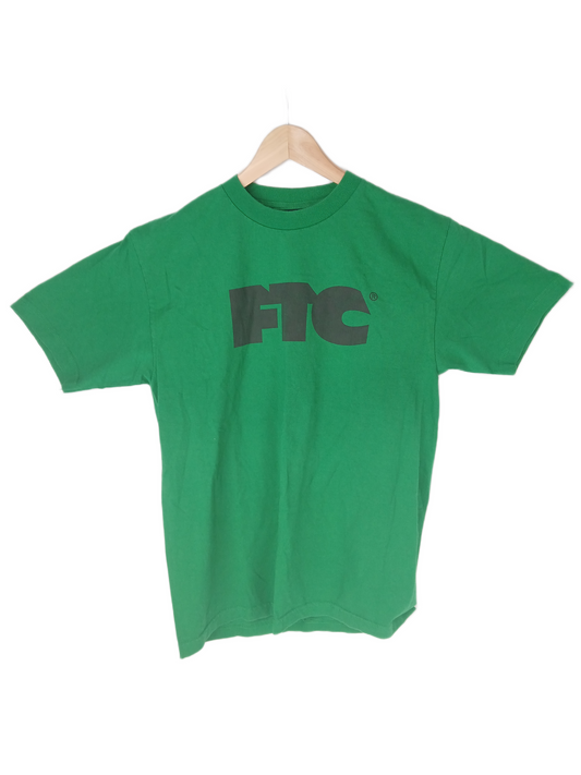 FTC Green Black FTC Logo Size M S/s Vintage Shirt