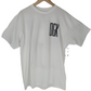 DGK Front And Back Logo White Black Size L S/s Shirt