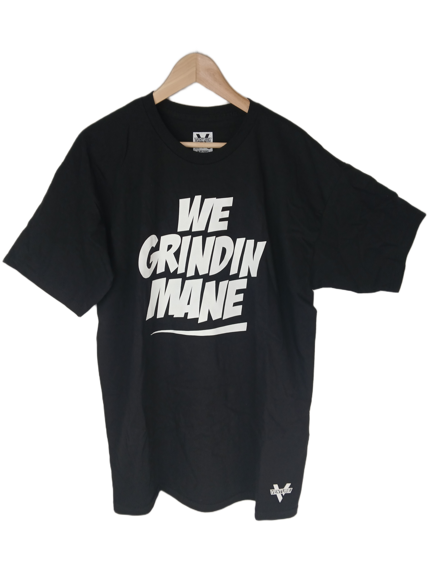 Venture We Grindin Mane Black White Size L S/s Shirt