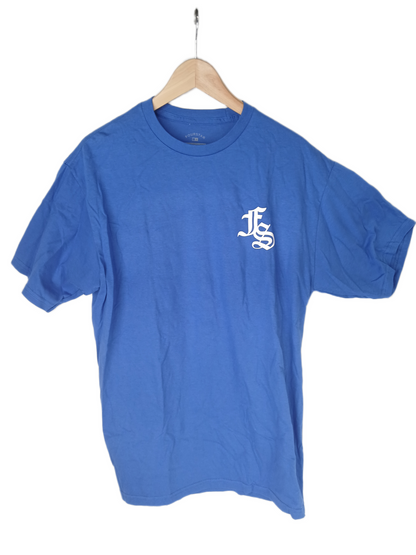 Four Star Smile Now Cry Later Blue Grey Size L S/s Shirt