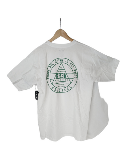 Krew Secret Seal White Green Size L S/s Shirt