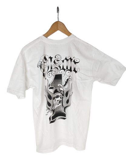 Spitfire Lifers Steve Olson Number 1 Black White Size M S/s Vintage Shirt