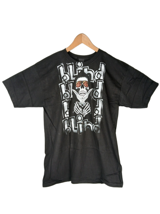 Blind Avenger Knives Black Multi Size L S/s Vintage Shirt