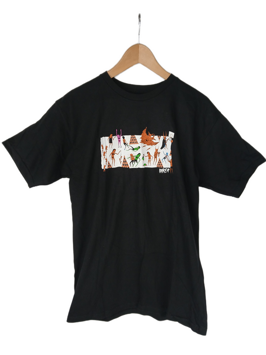 Baker Neckface Series Graphic Black Multi Size m S/s Vintage Shirt