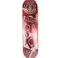 Element Chad Muska Drops Carbon Fiber Red Foil White Size 7.75" Vintage NOS Deck