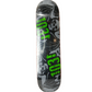 1031 Bat Skulls Team Graphic Black Green Grey Size 7.8" Vintage NOS Deck