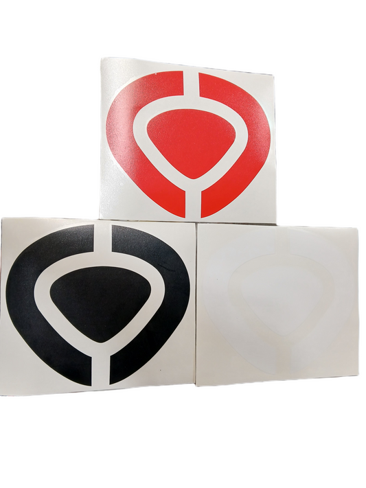 Circa Thermal Icon Large 3 Sticker Pack 7" X 6.2" Vintage NOS Die Cut Decal Pack Of 3 Stickers