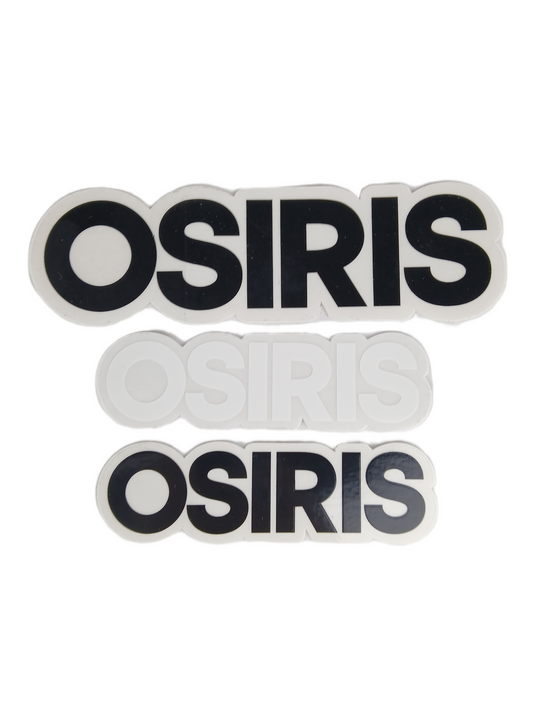 Osiris Osiris Logo Multi Color Multi Size Vintage NOS Sticker Pack of 3 Stickers