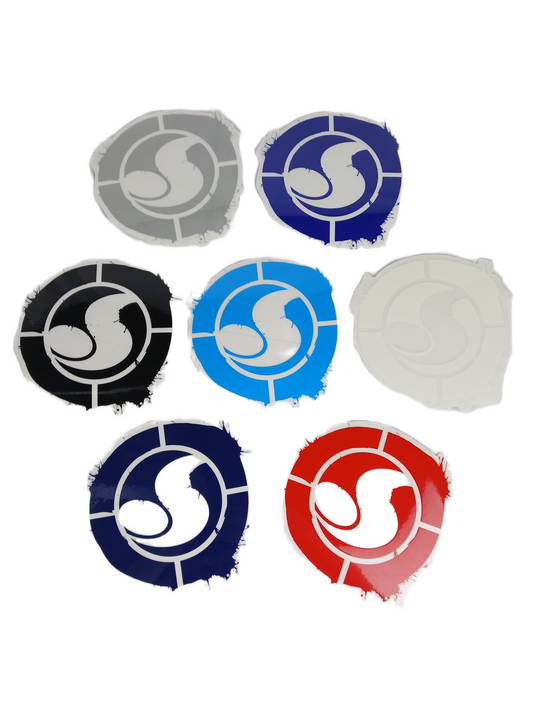 DVS ST Splat Logo 7 Sticker Pack 5.5" X 5.3" Vintage NOS 7 Sticker Pack