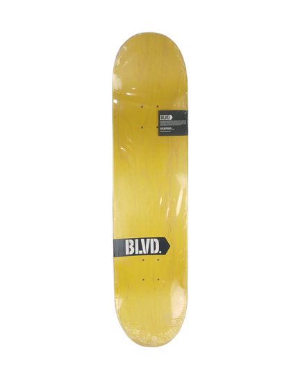 Boulevard Rob Gonzales #1 Sky Pager Blue White Black Size 8.25" Vintage NOS Deck