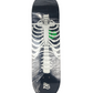 LRG Glow In The Dark Misfits 25th Year Anniversary Dead Serious Black White Green Size 8.375" Vintage NOS Deck Ripped Plastic