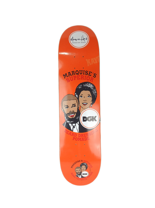 DGK Marquise Henry Superior Pomade Orange Multi Size 7.9" Vintage NOS Deck