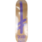 Deathwish Brown Purple Spray Cross Size 8.400" Vintage NOS Deck