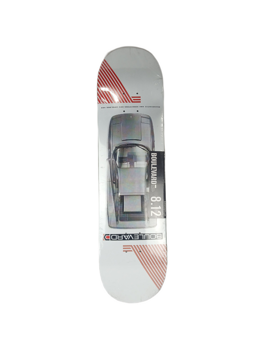 Boulevard Rodrigo Petersen Ferrari White Red Black Size 8.12" Vintage NOS Deck