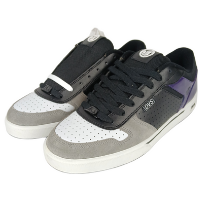 DVS Jeron WIlson Wilson 4 Blk/Purple Leather Mens Size 9 Sample Shoes